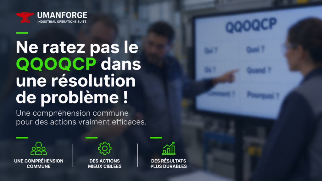 Ne ratez pas le QQOQCP dans une résolution de problème !