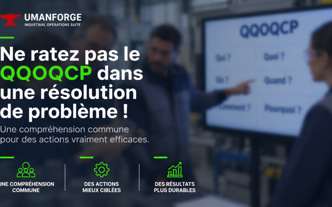 QQOQCP : cadrer et décrire précisément un problème avant de rechercher ses causes