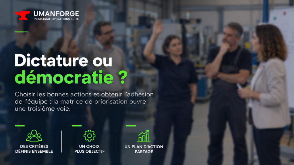Dictature ou démocratie : choisir les actions prioritaires en équipe grâce à une matrice de priorisation